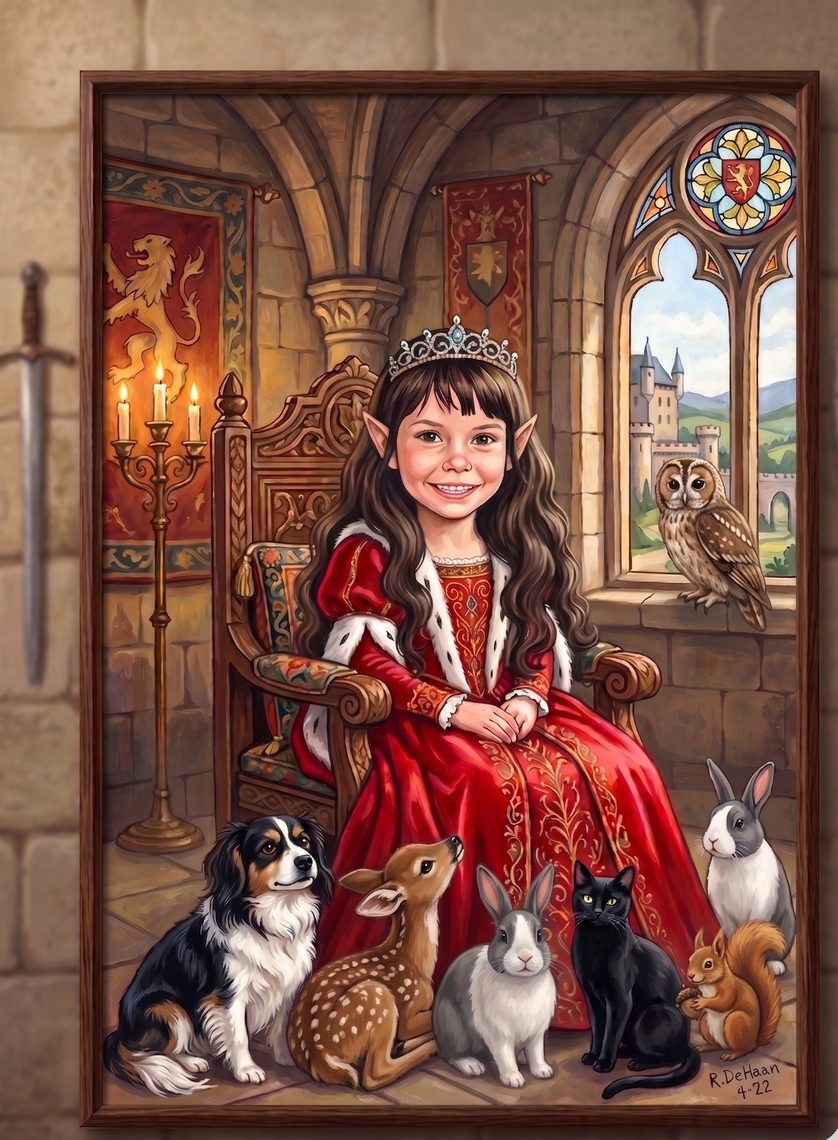 Kimberly as queen